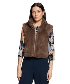 Dames gilet bruin