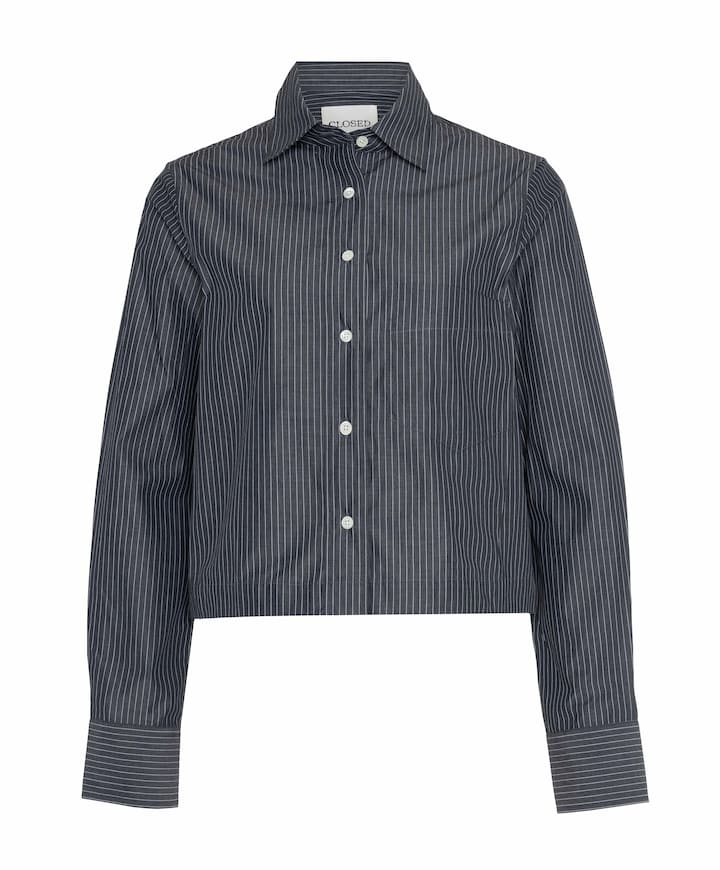 Dames blouse blauw