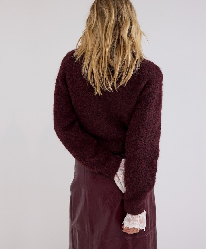 Dames rok bordeaux
