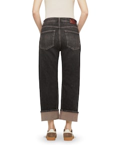 BAGGY dames jeans bruin