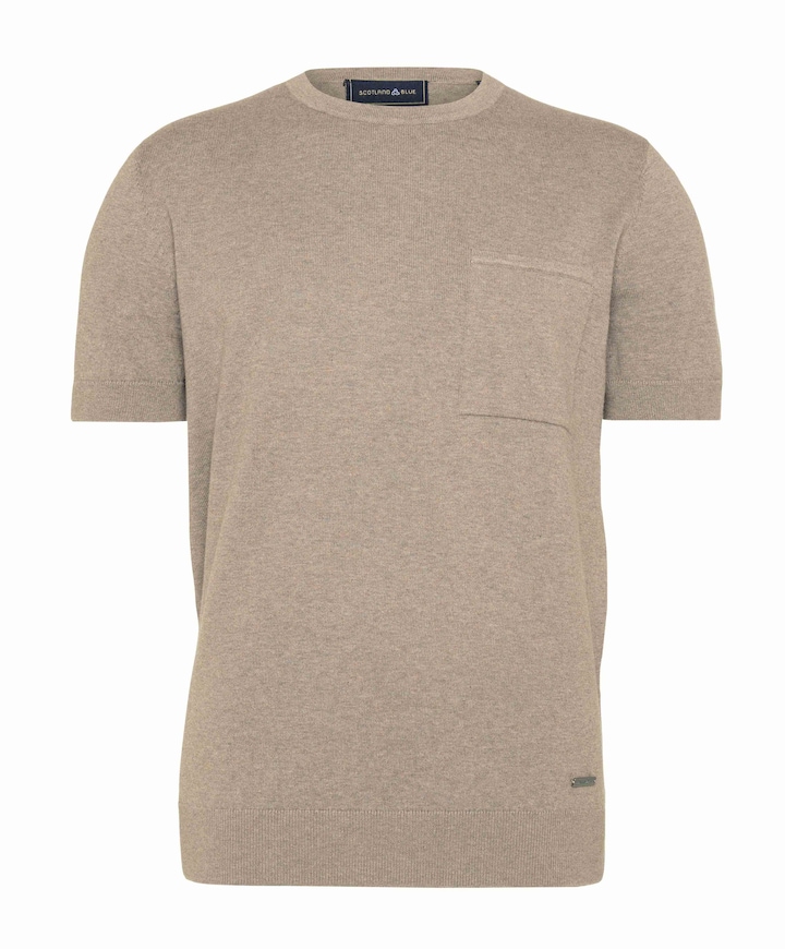 Heren T-shirt beige