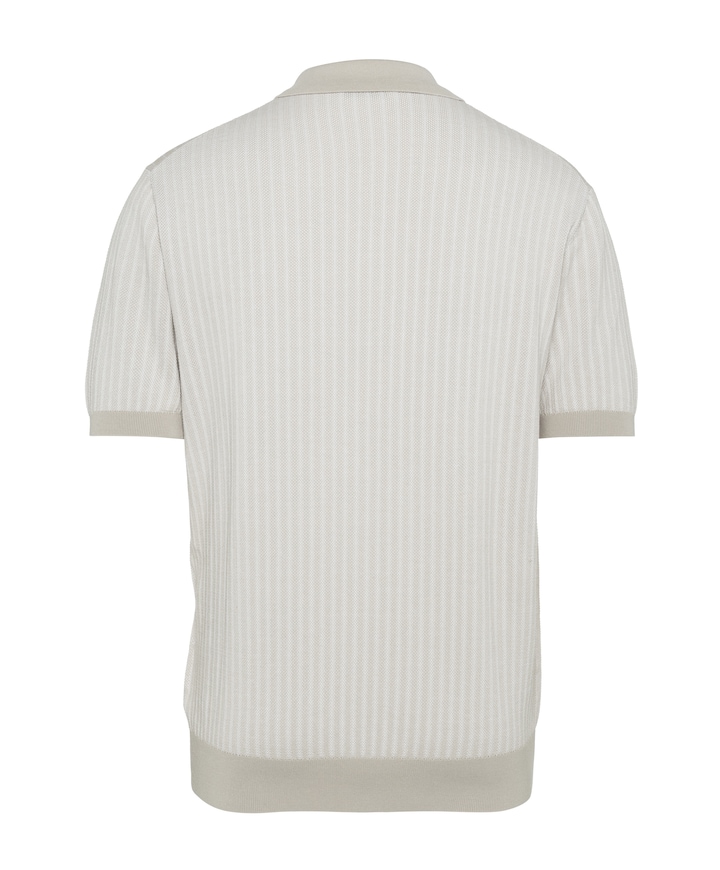 Heren polo beige