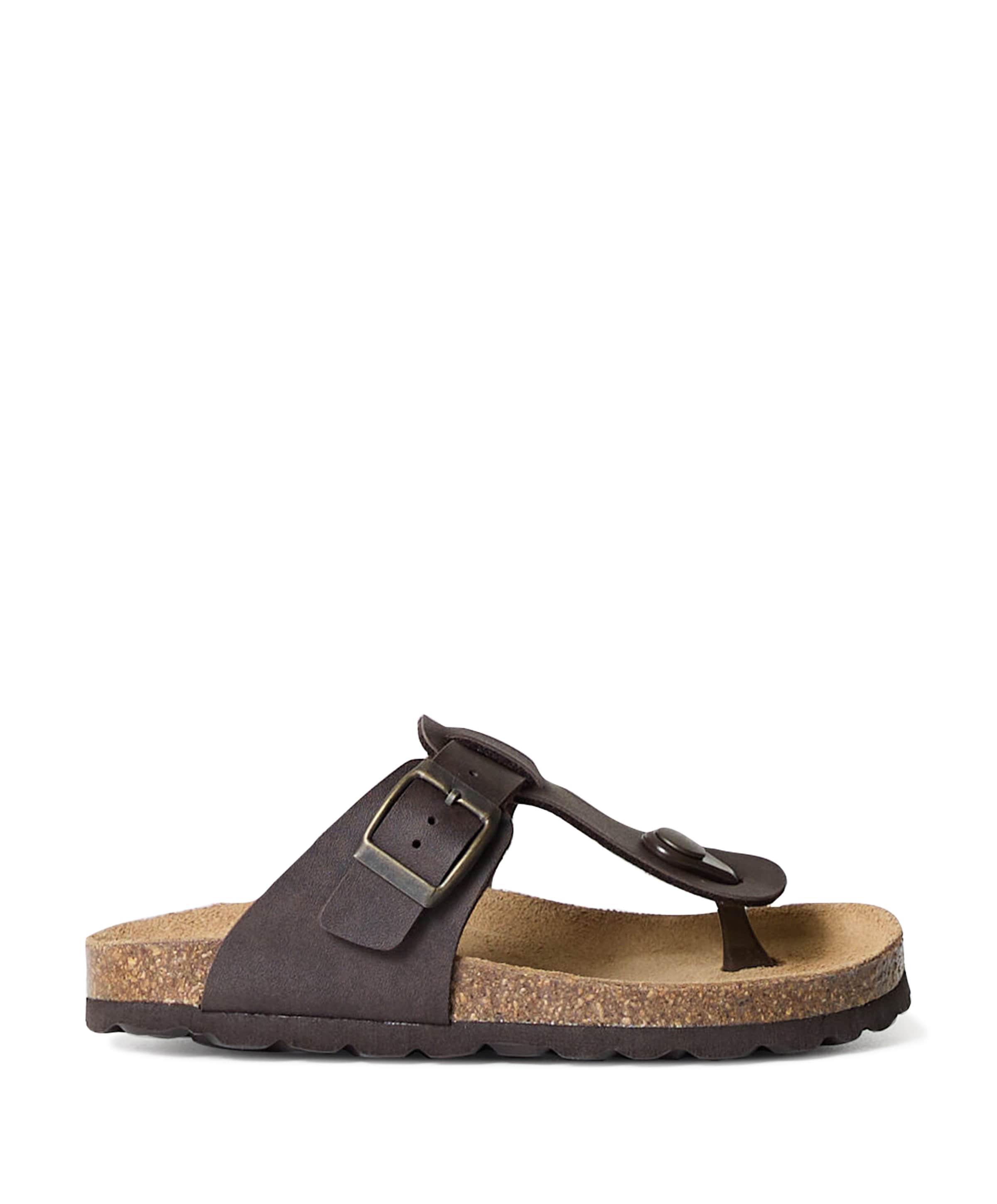 jongens slippers bruin