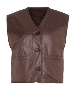 Dames gilet bruin