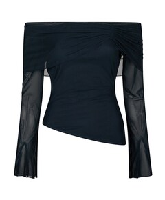 Blouse blauw