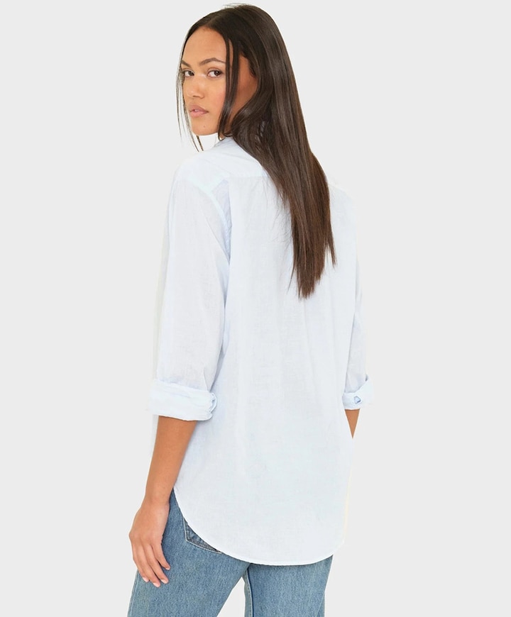 Dames blouse blauw
