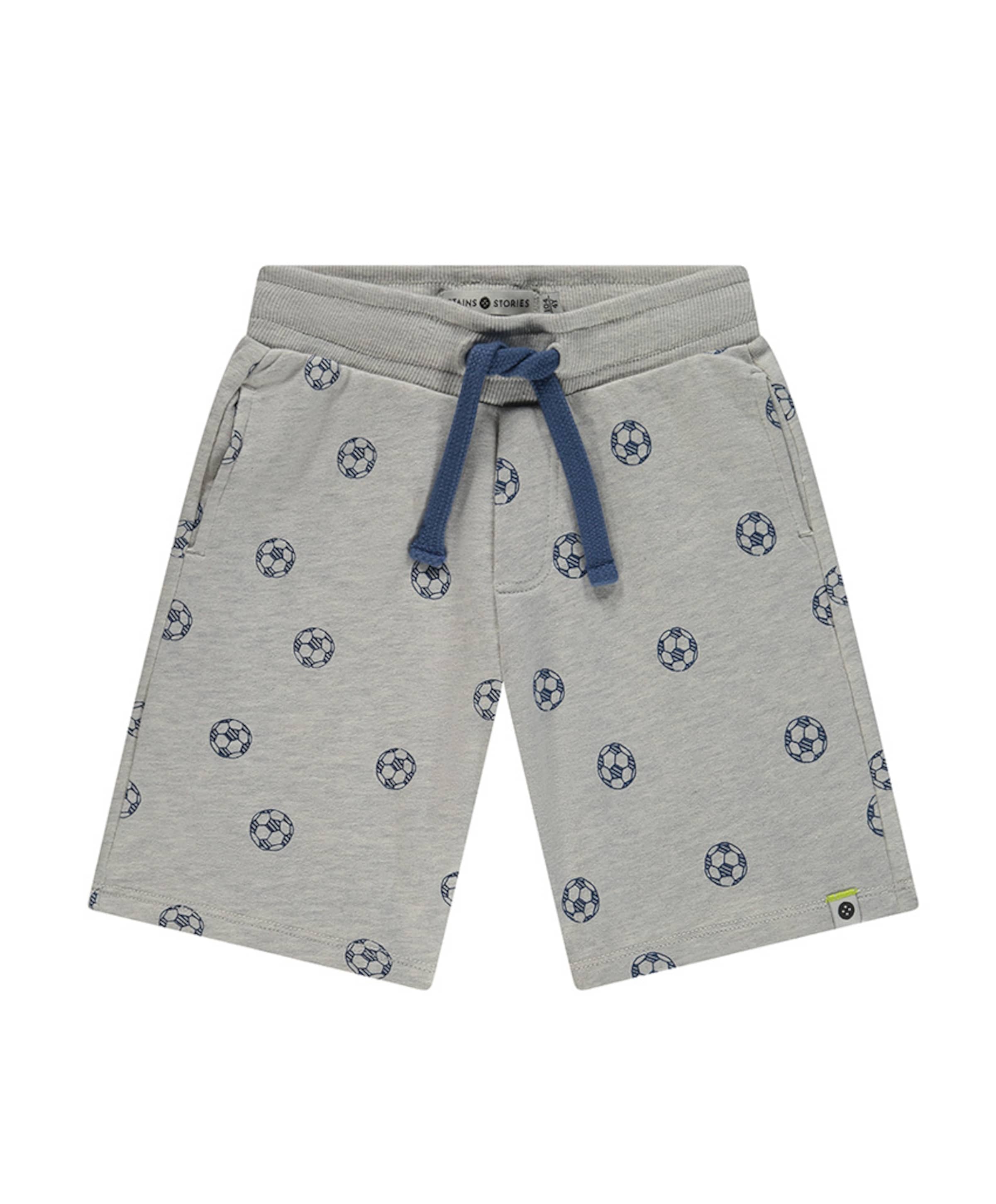 Boys Sweatshort Wide Fit jongens korte broek grijs