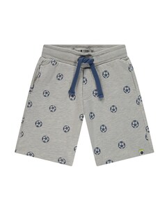 Boys Sweatshort Wide Fit jongens korte broek grijs