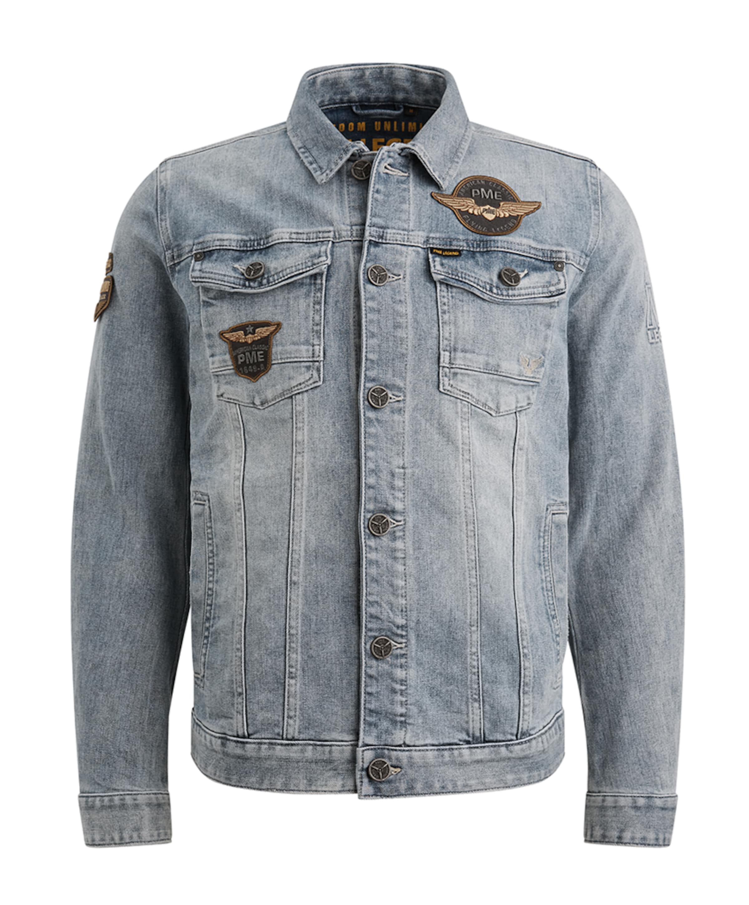 Heren spijkerjas blauw