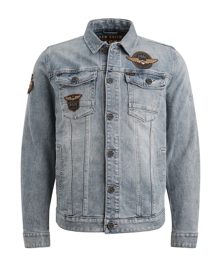 Heren spijkerjas blauw