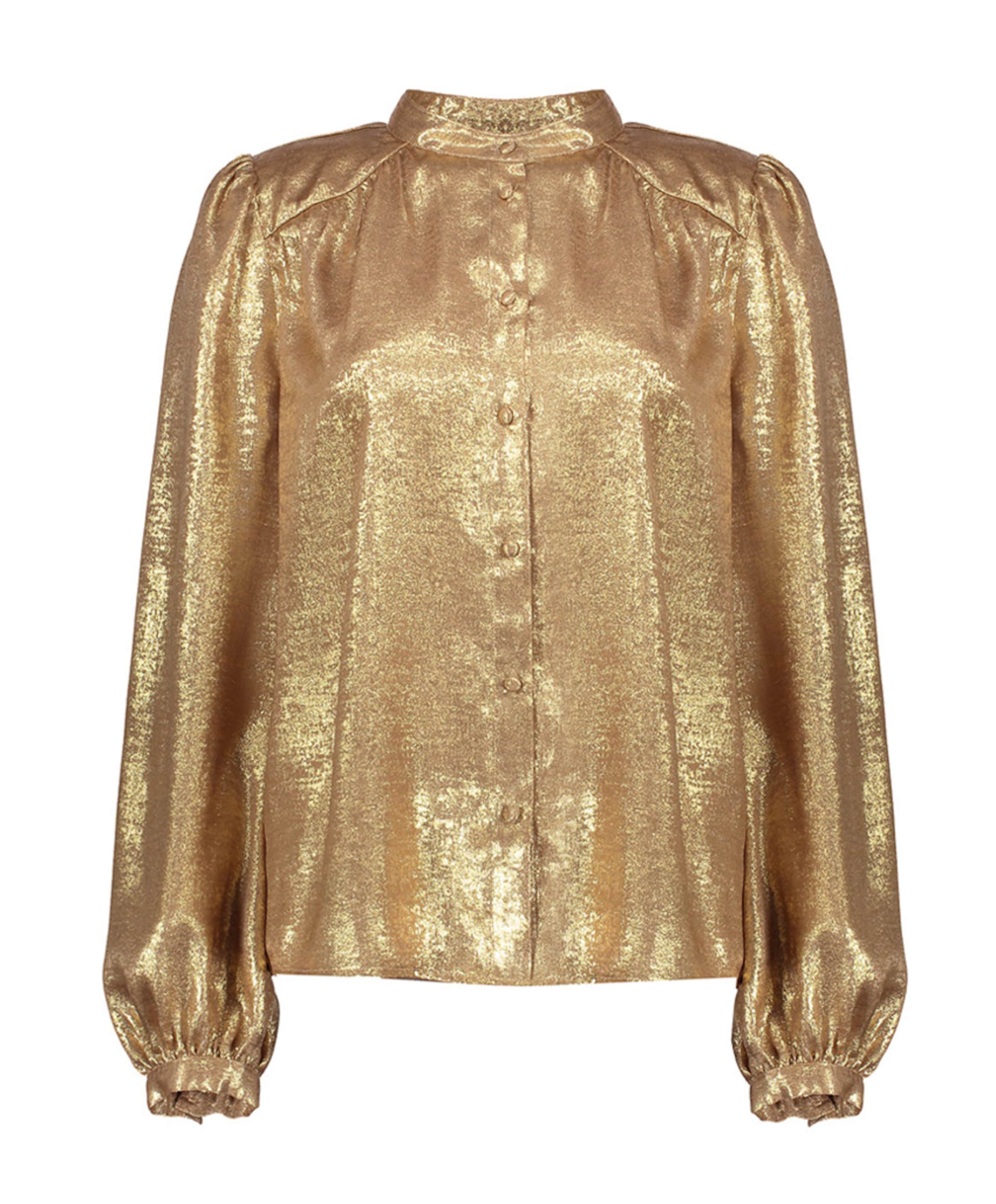 Blouse goud