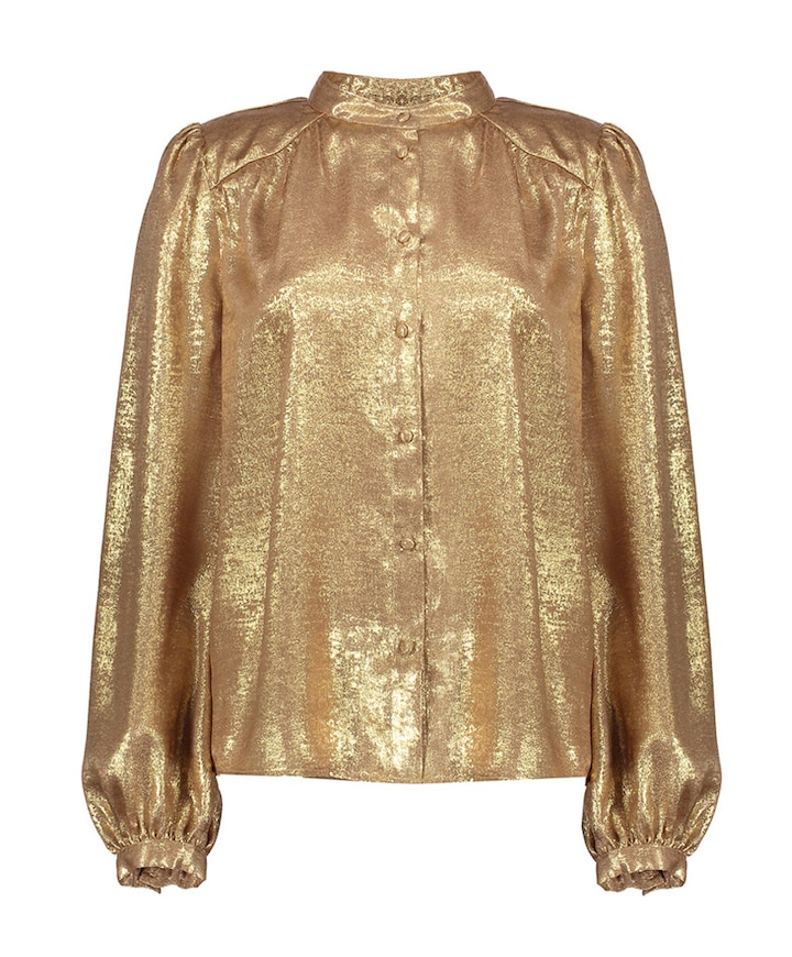 Blouse goud