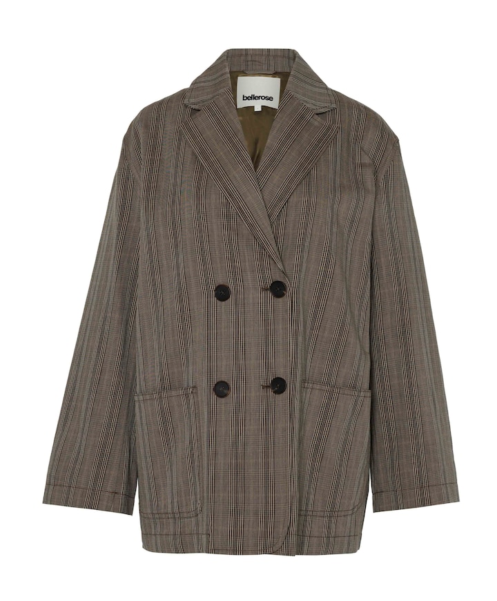 Dames blazer grijs
