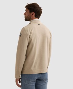 Heren overshirt beige