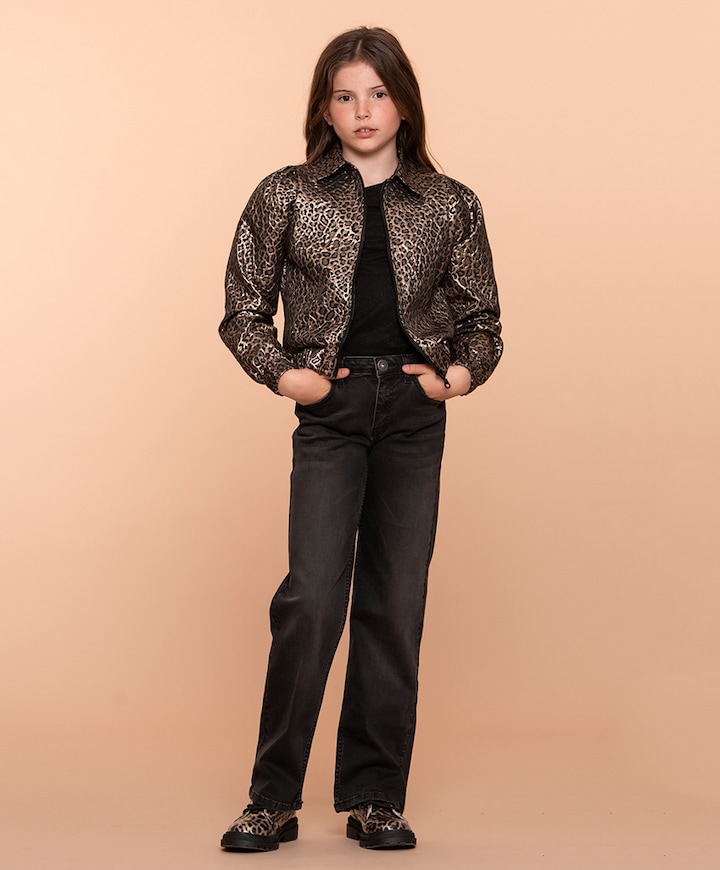 wide leg jeans zwart