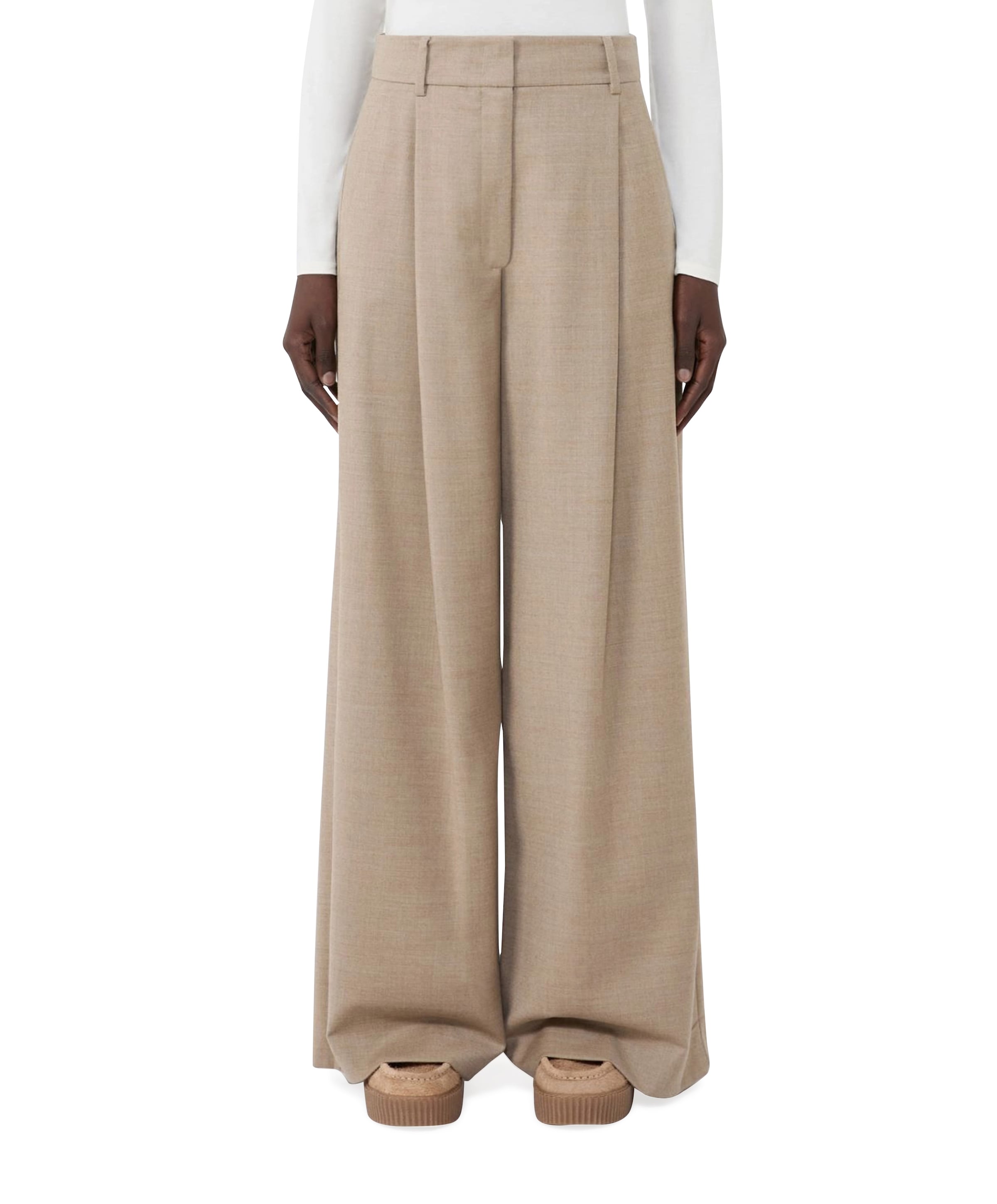 Globale dames pantalon beige