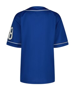 Jongens overhemd korte mouw blauw