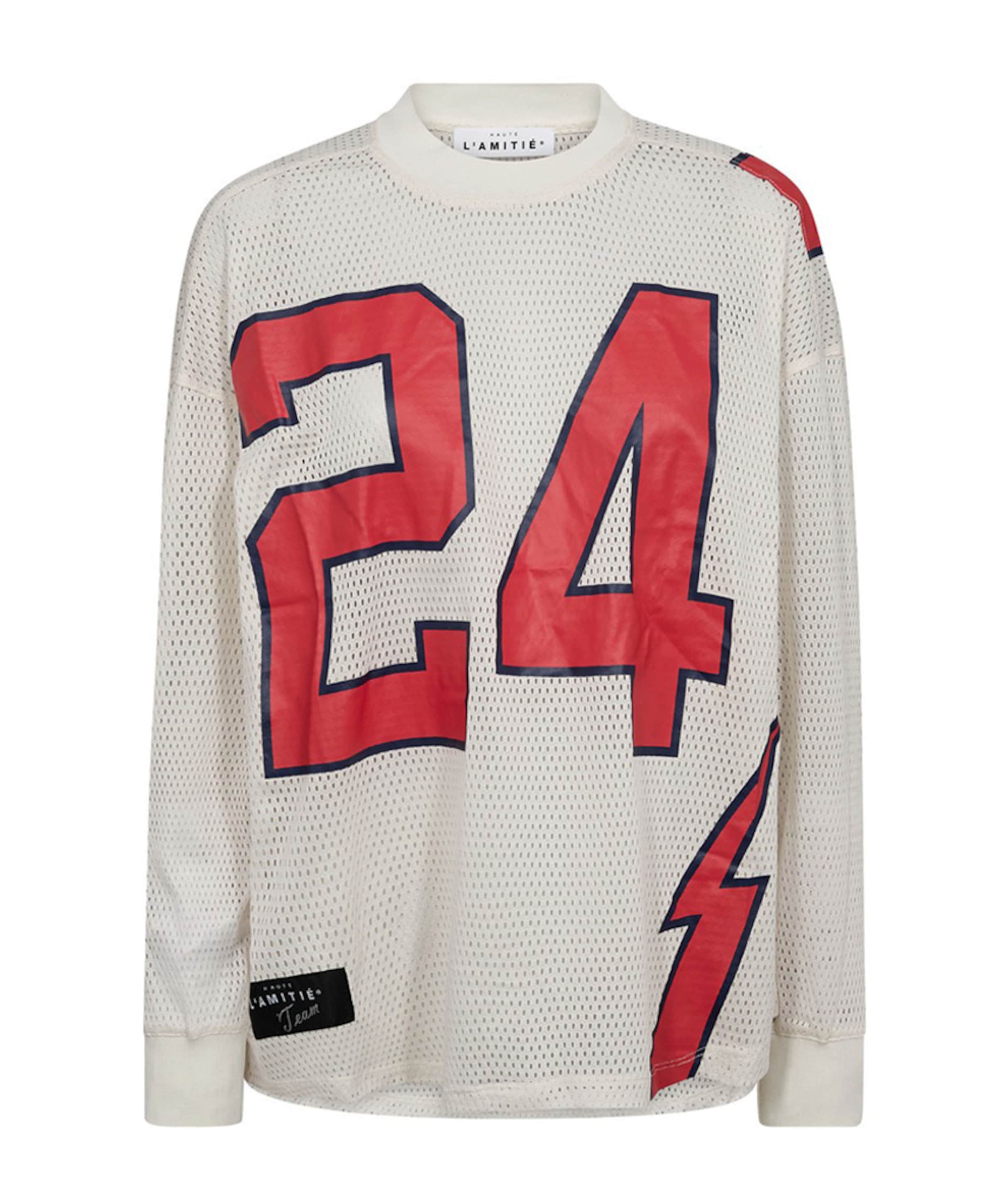 Dames longsleeve ecru