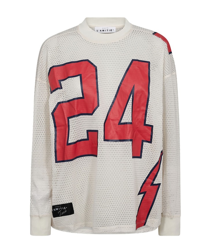 Dames longsleeve ecru