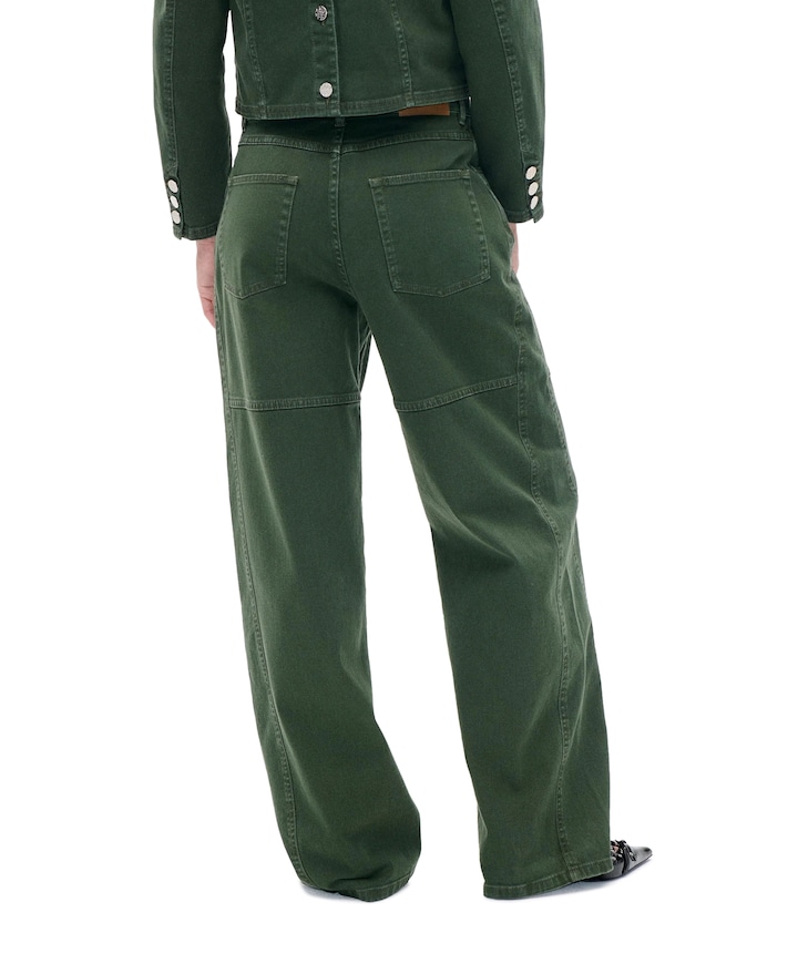 NIKOLIN dames jeans groen