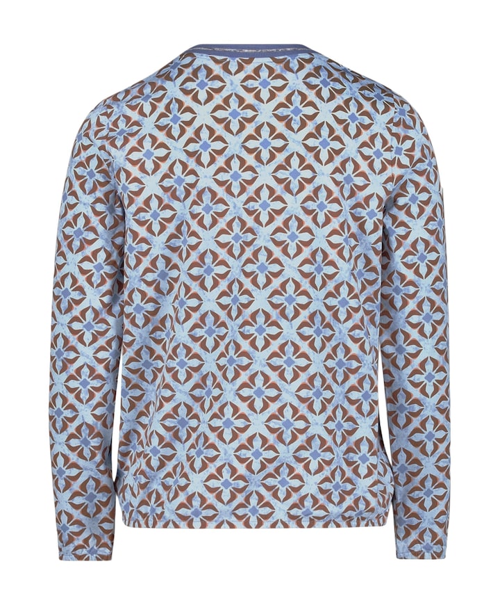 Dames longsleeve blauw