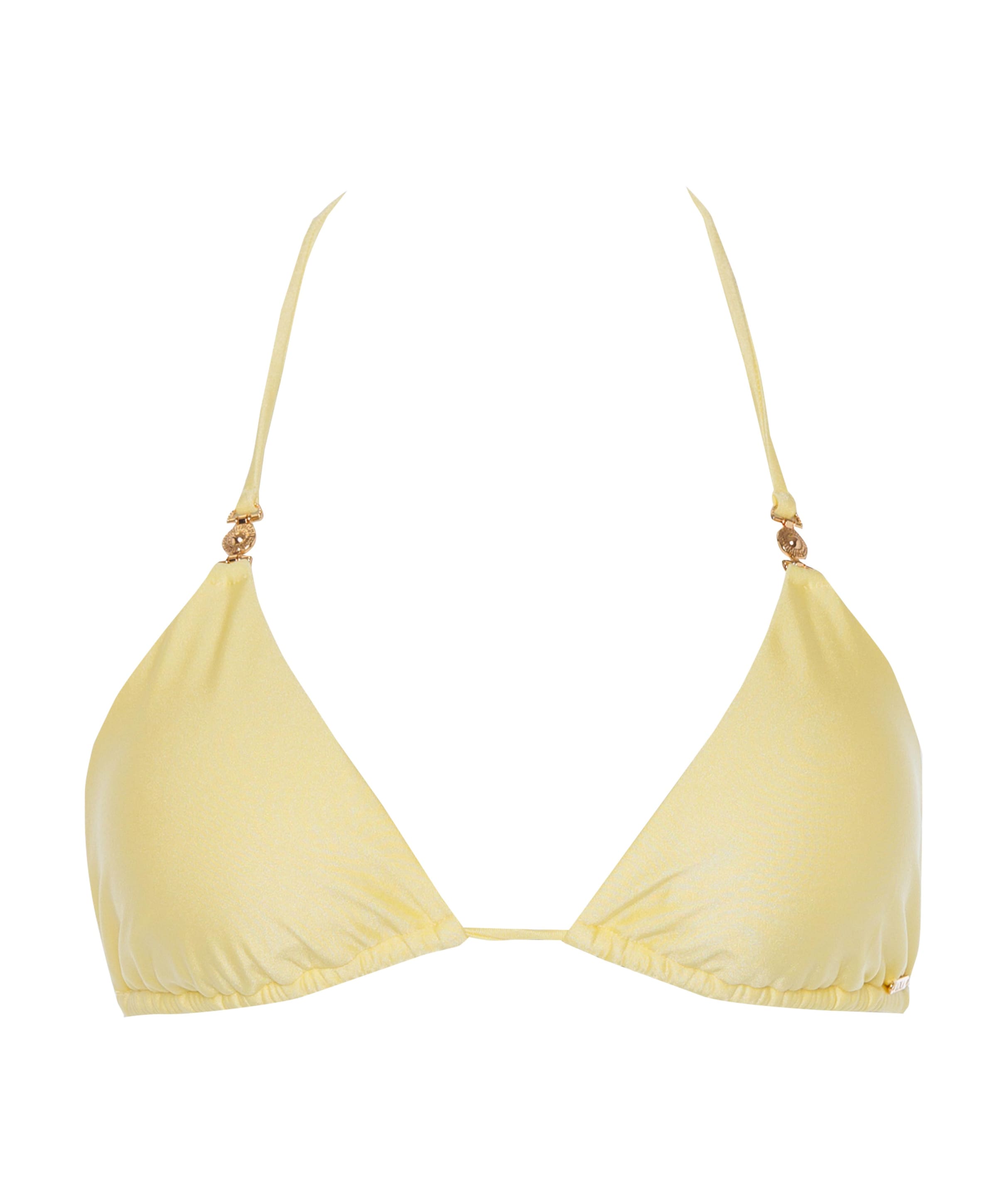 Dames bikinitop geel