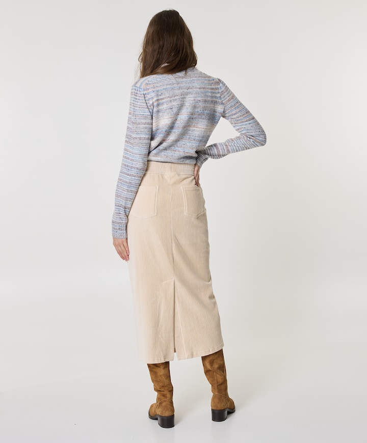 Dames rok beige