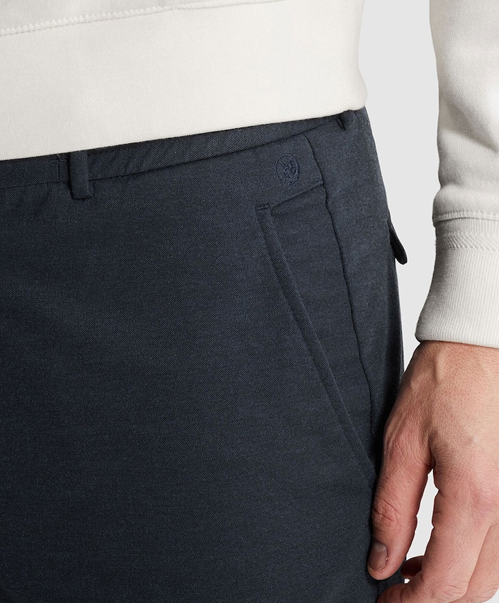 CYLAS CHINO YARN DYE heren broek blauw