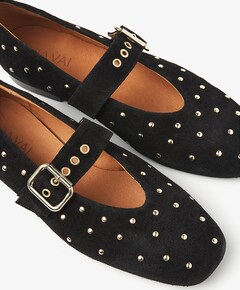 Lou Nina dames ballerina's zwart