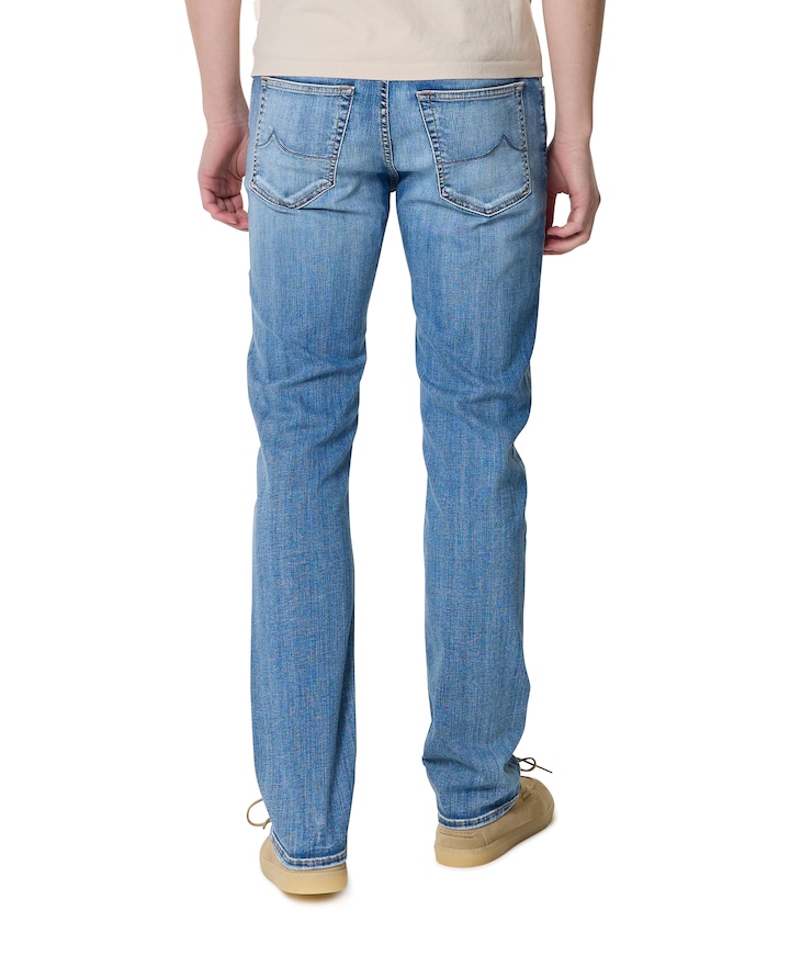 Bard Slim 5 pkt heren jeans blauw