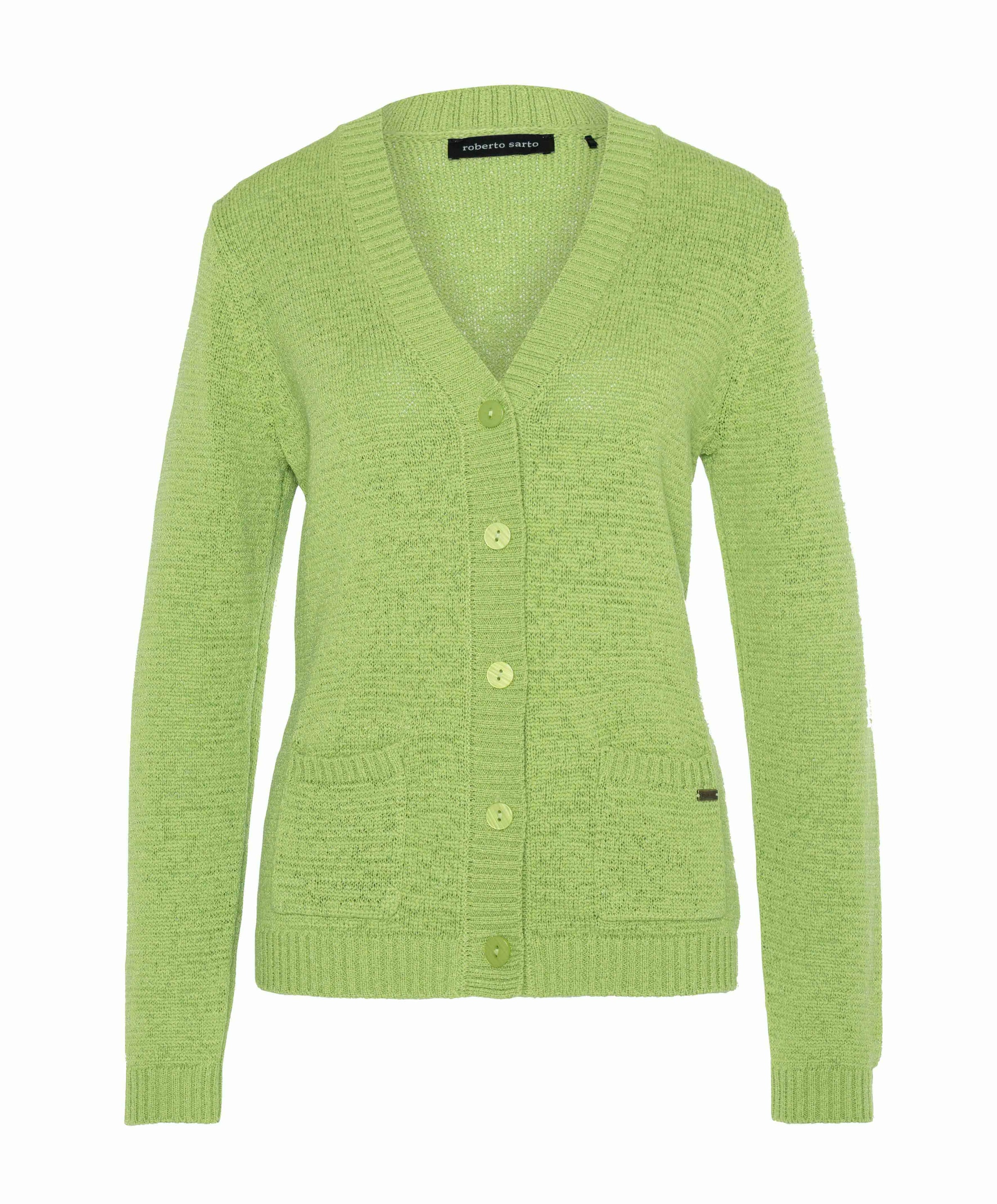 Dames vest groen