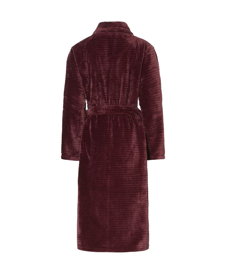 Dames ochtendjas bordeaux