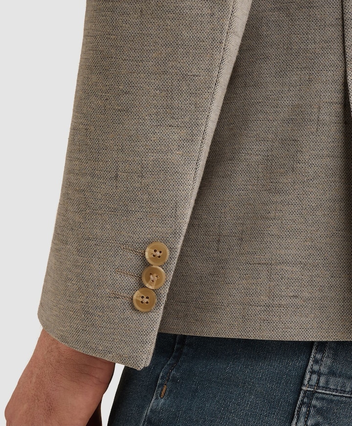 Heren colbert beige