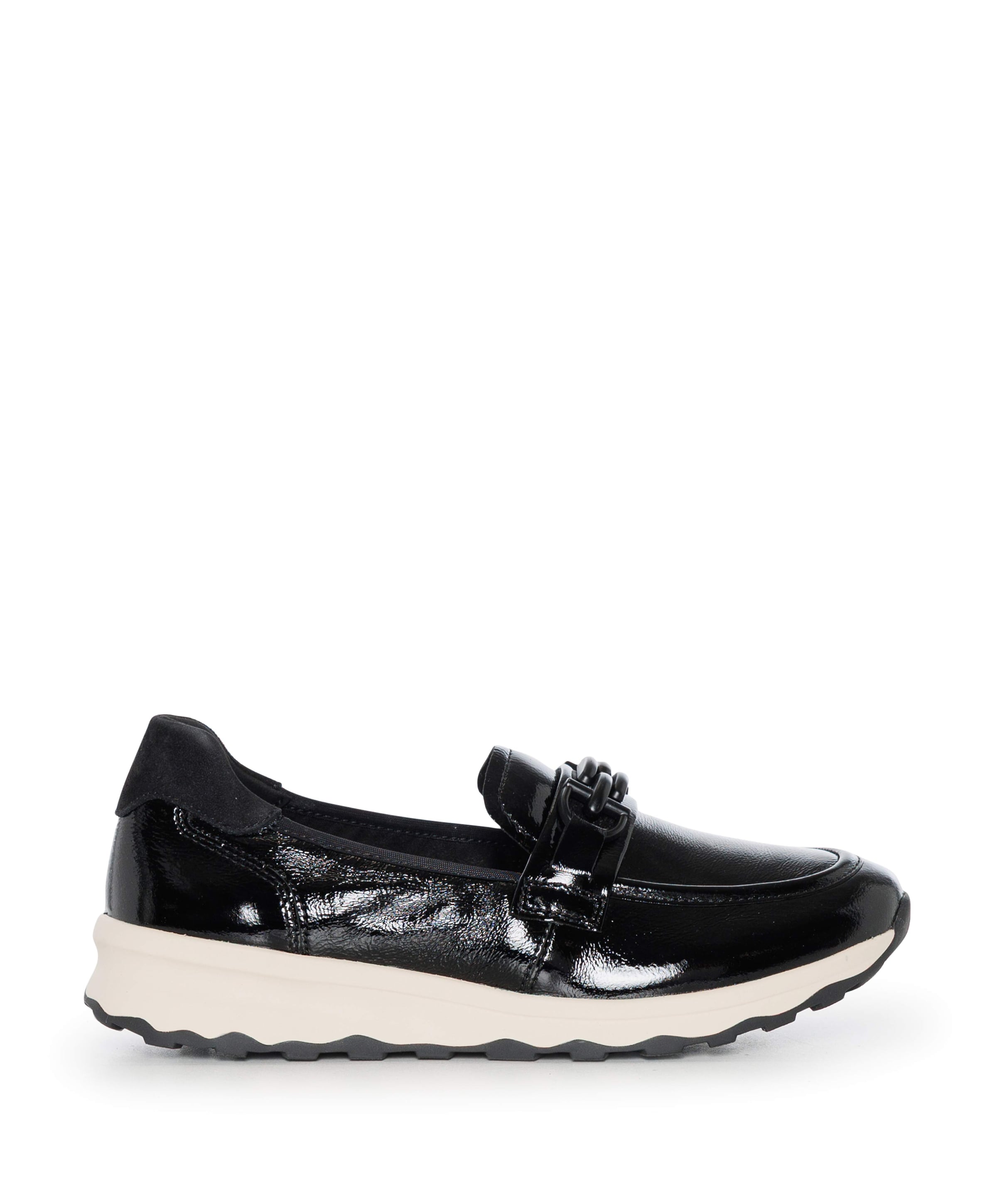 Slip-on dames instappers zwart