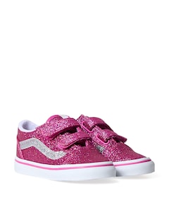 Old Skool V PAINT SPLATTER meisjes sneakers roze