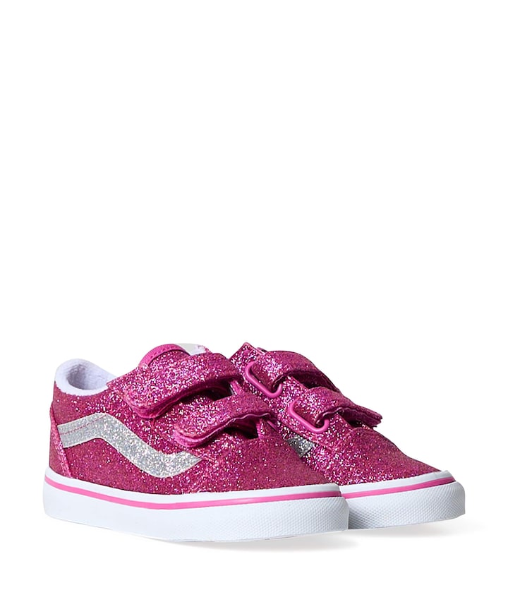 Old Skool V PAINT SPLATTER meisjes sneakers roze