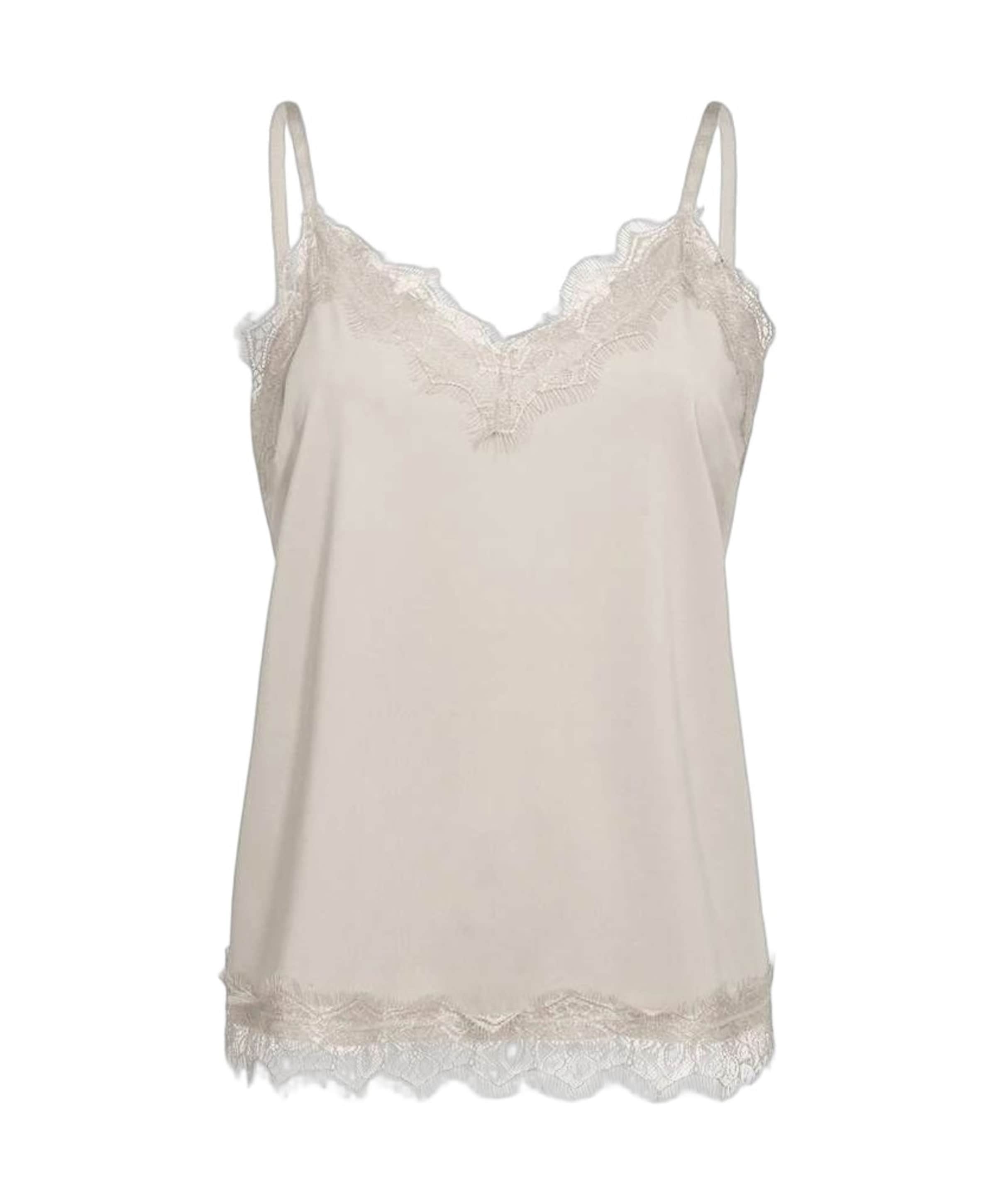 Dames top ecru