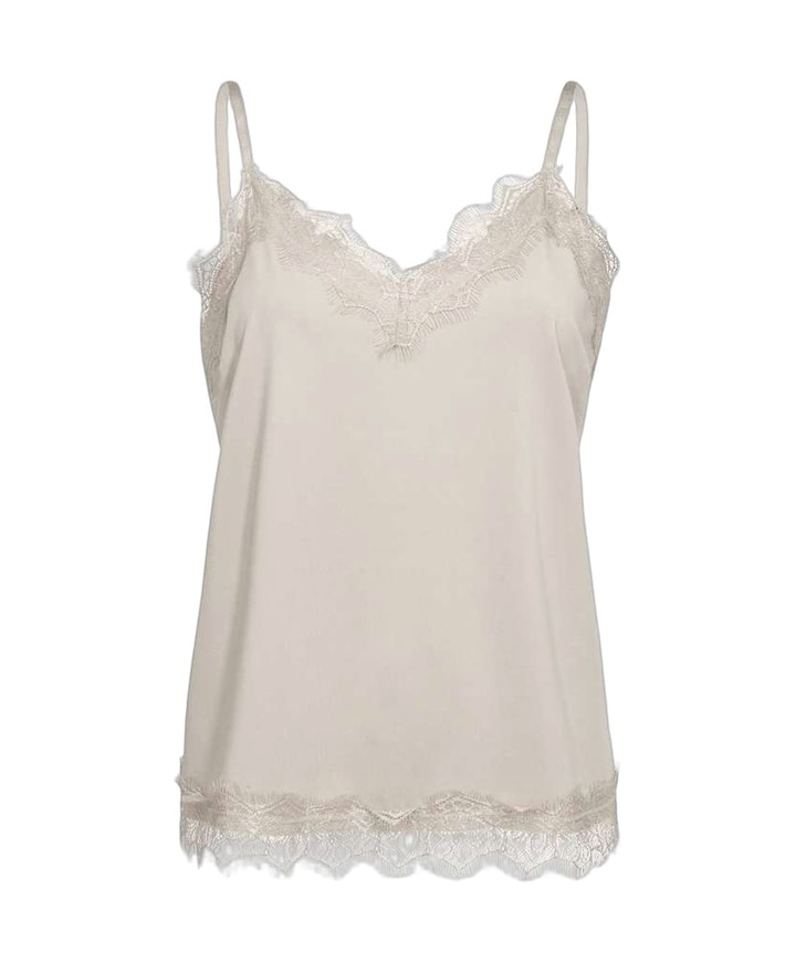 Dames top ecru