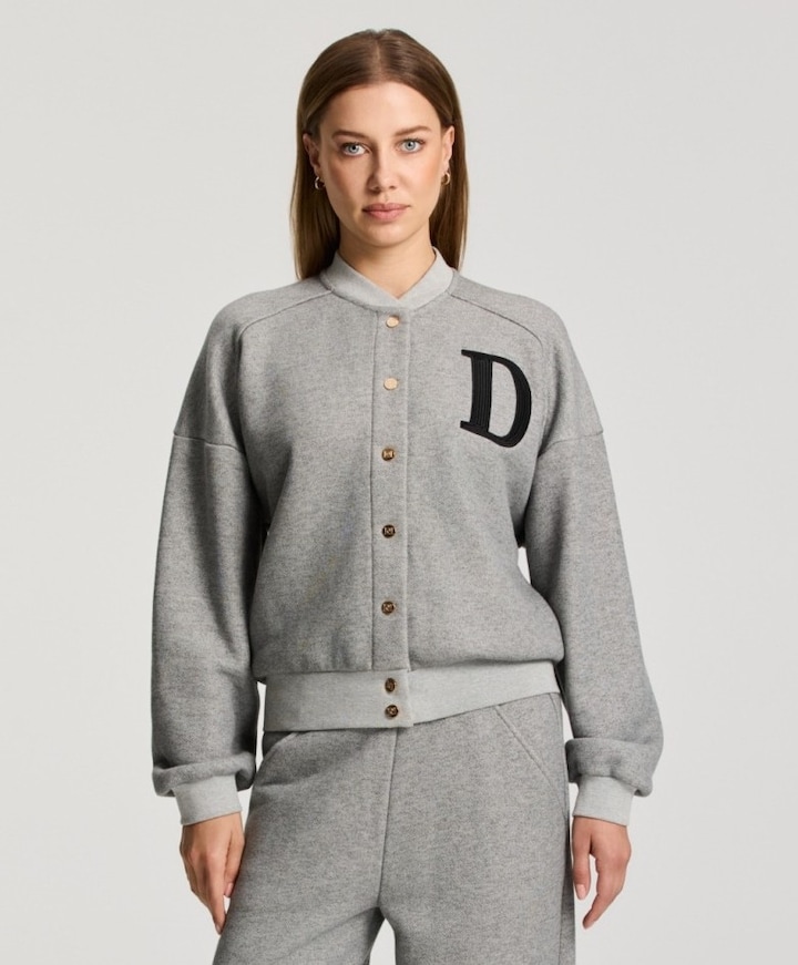 Dames vest grijs