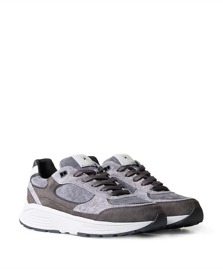 Manhattan heren sneakers grijs