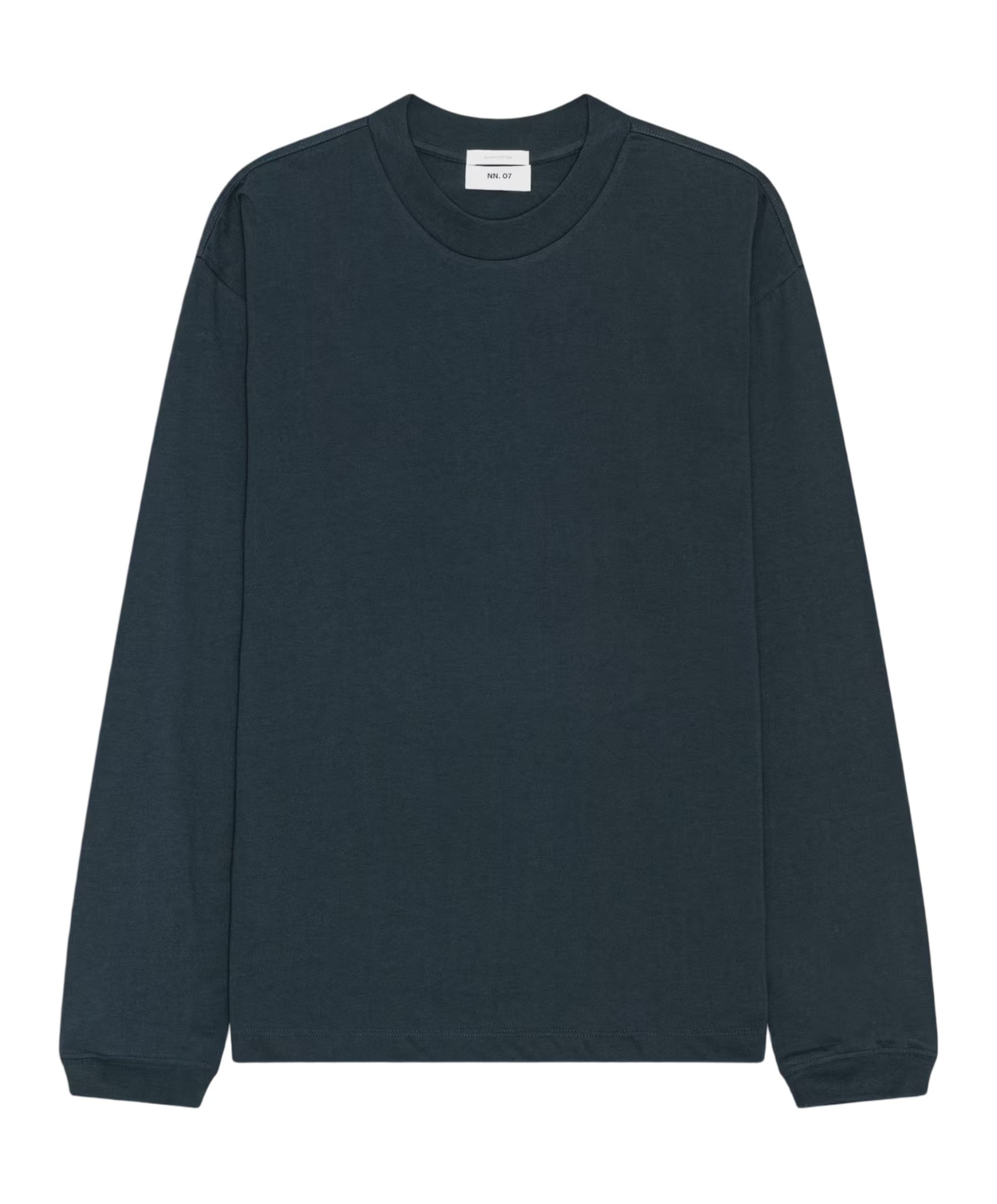 Heren longsleeve blauw