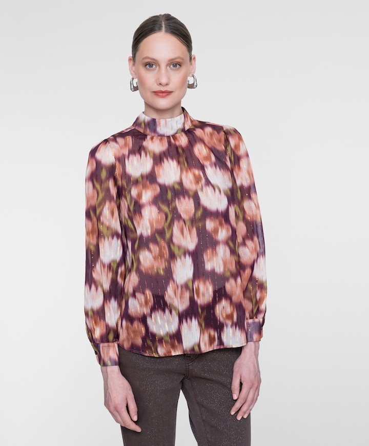 Dames blouse bordeaux