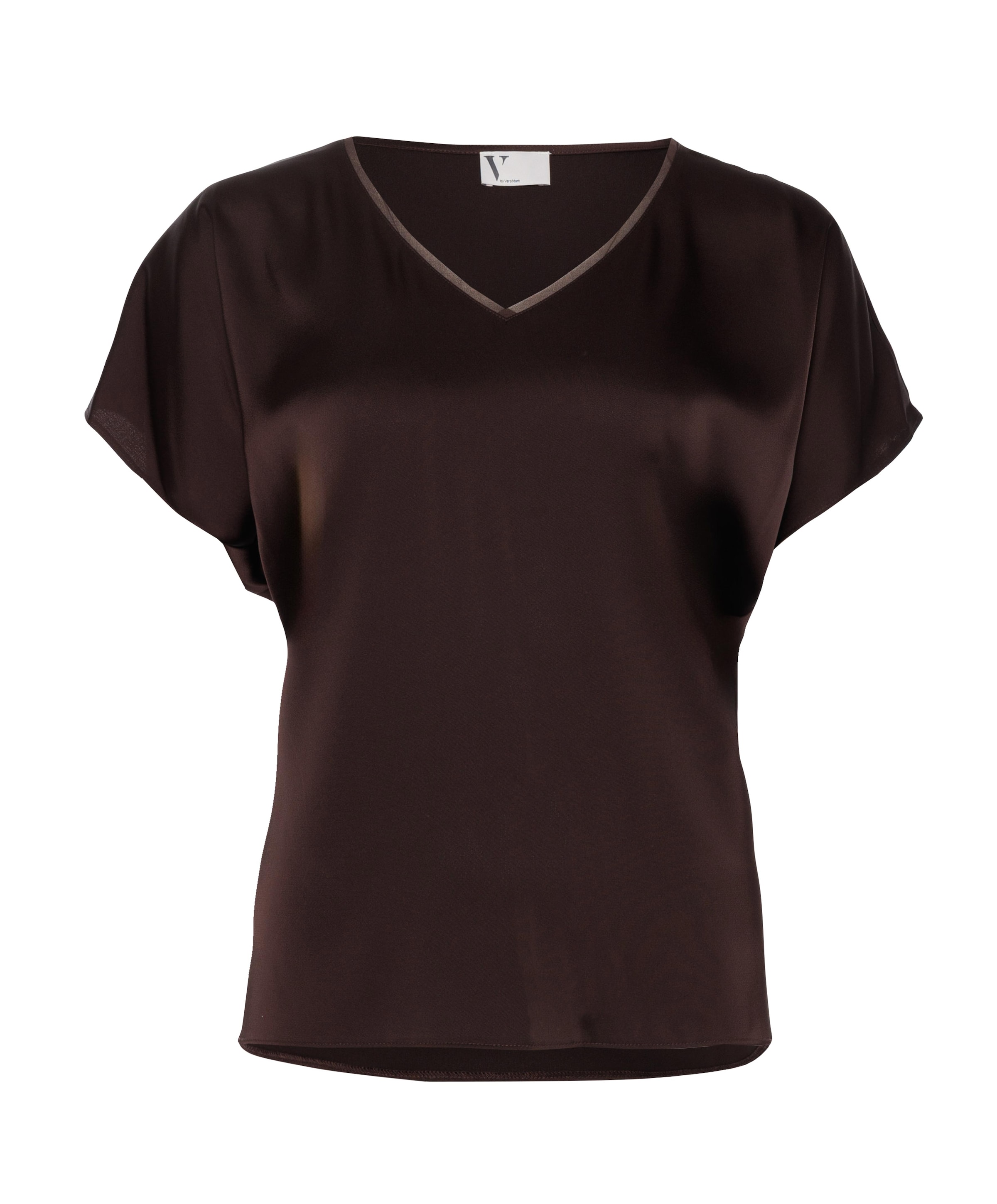 Dames blouse bruin