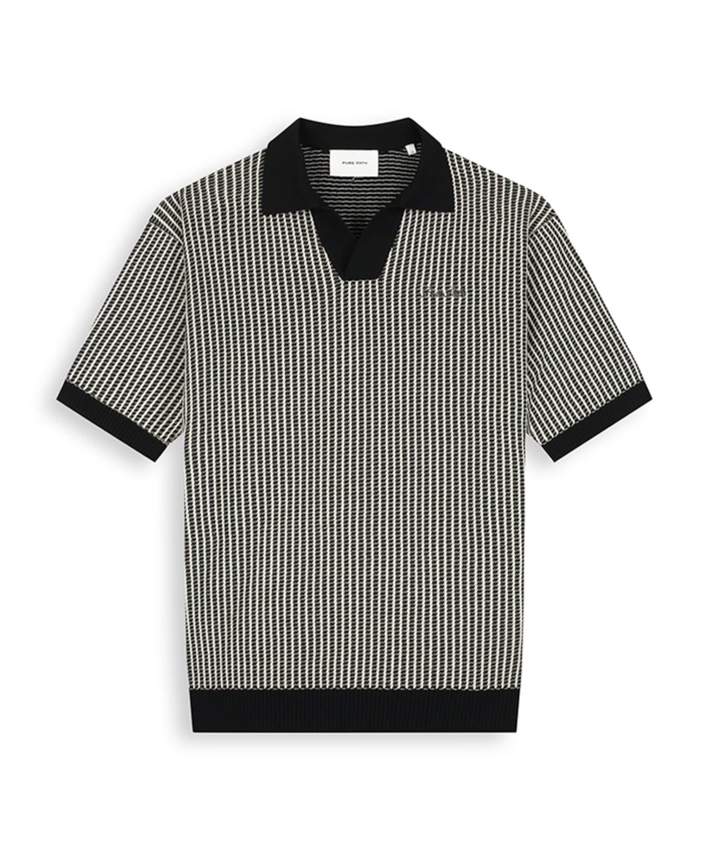 Heren polo zwart