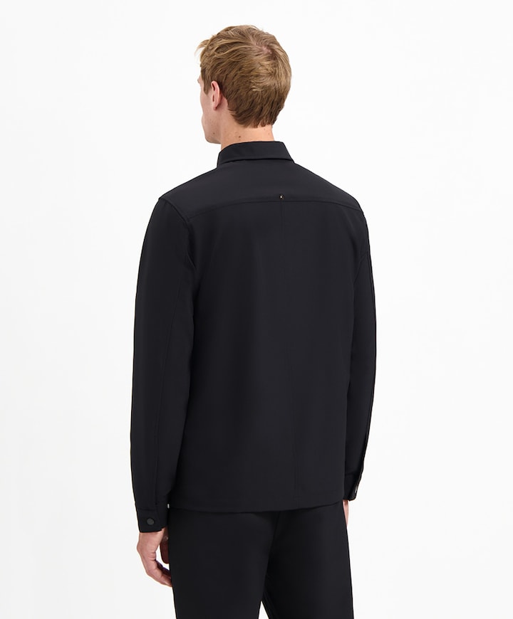 Heren overshirt zwart