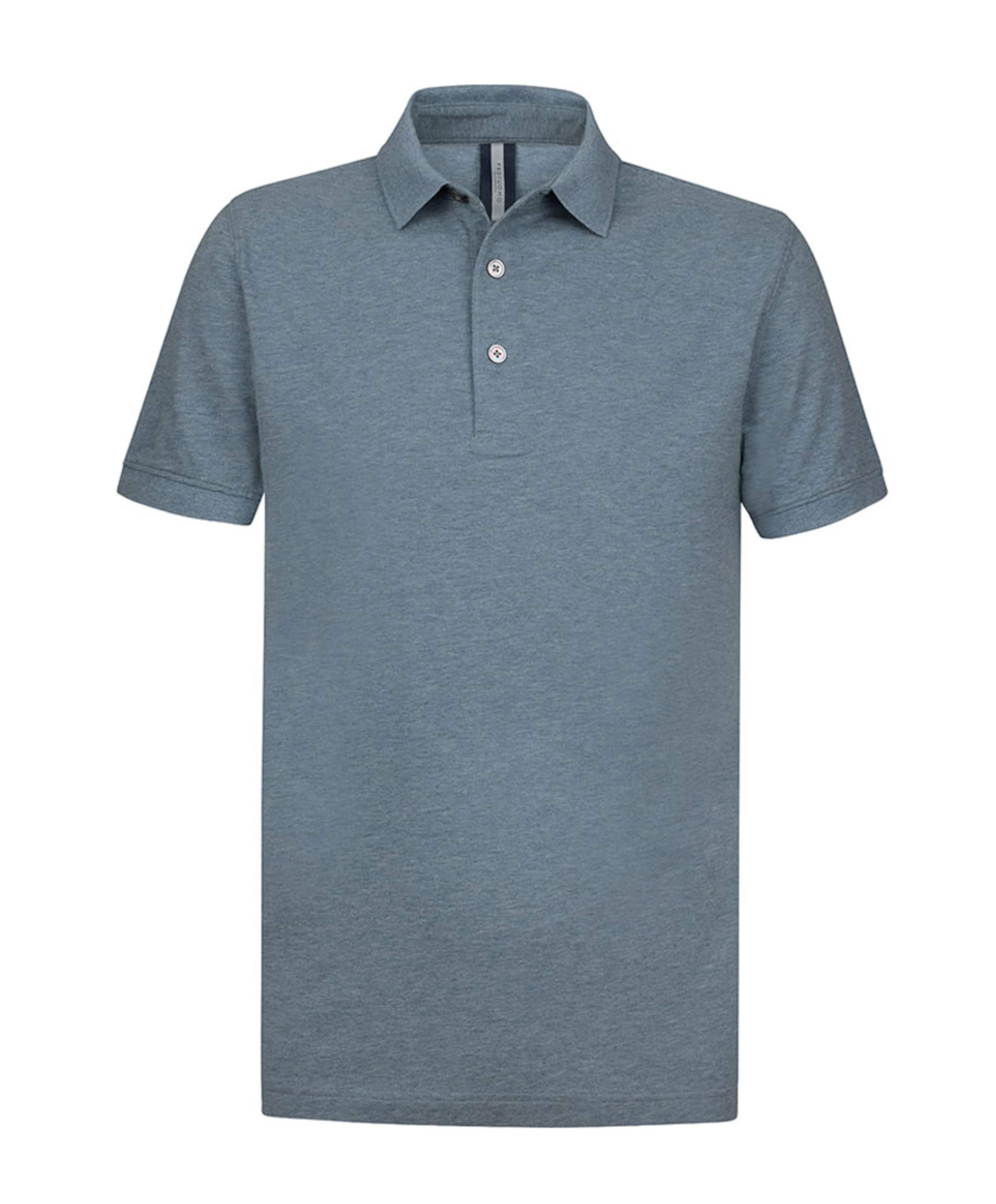 Heren polo blauw