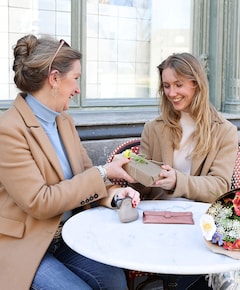 Dames portemonnee beige