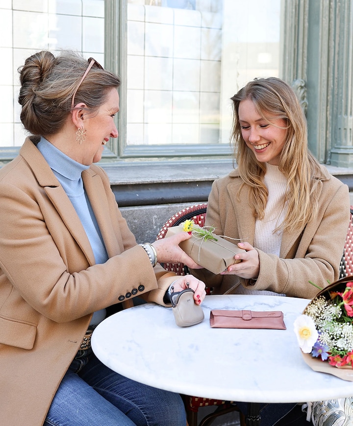 Dames portemonnee beige