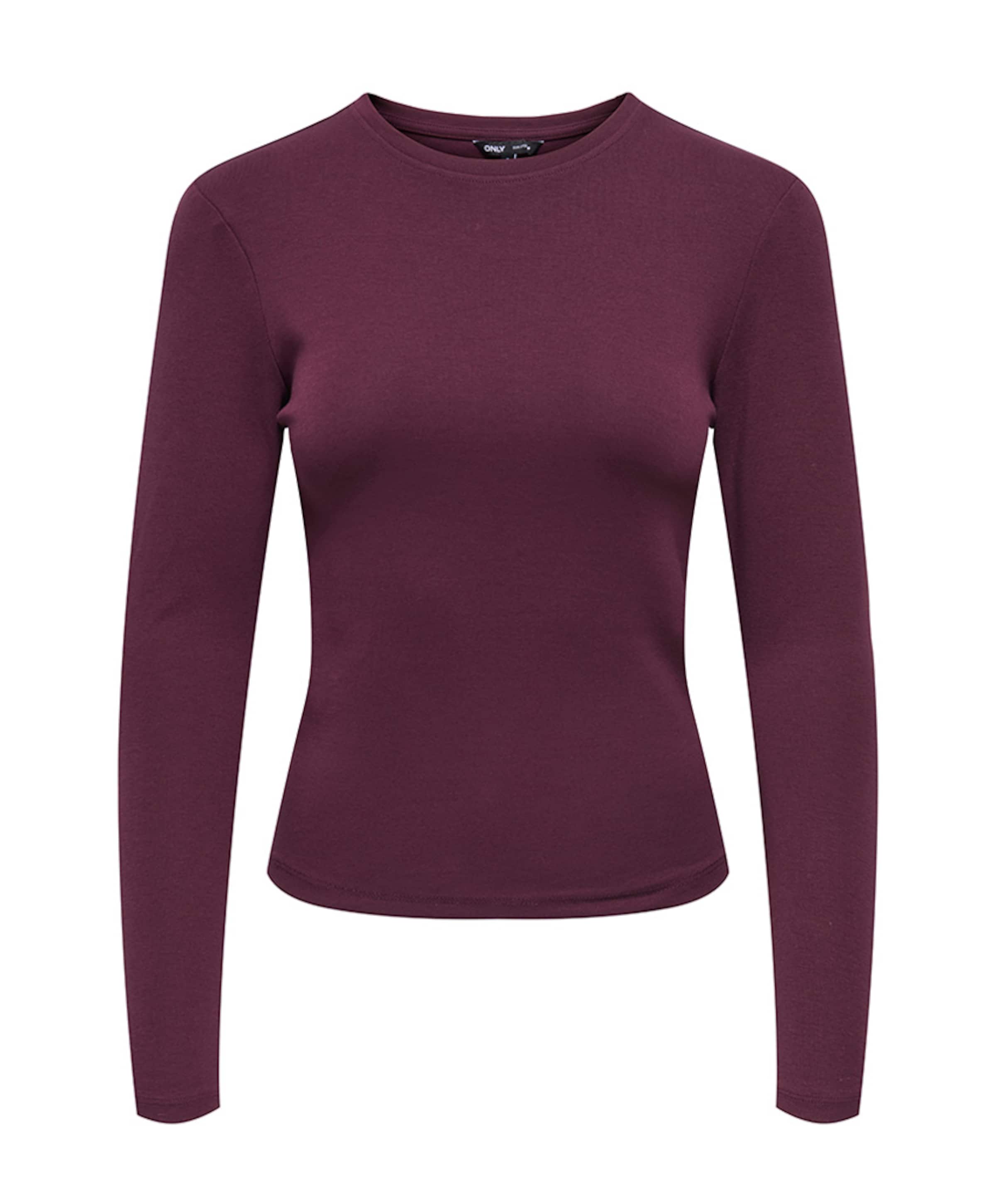 Dames longsleeve bordeaux