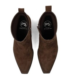 Rose dames enkellaarzen bruin